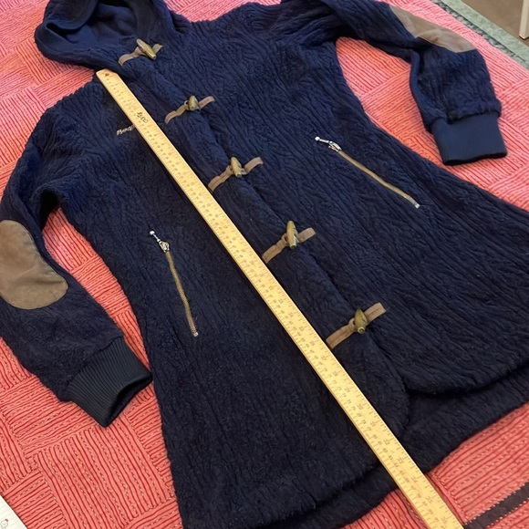 Women’s medium wool jacket Bergan’s of Norway wool coat - dark blue - Picture 14 of 16